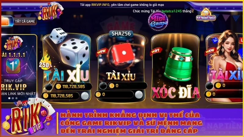 Về Chúng Tôi - Rikvip Cổng Game Đổi Thưởng Số 1 Việt Nam 1 Hành trình khẳng định vị thế của cổng game Rikvip và sứ mệnh mang đến trải nghiệm giải trí đẳng cấp cho mọi người chơi