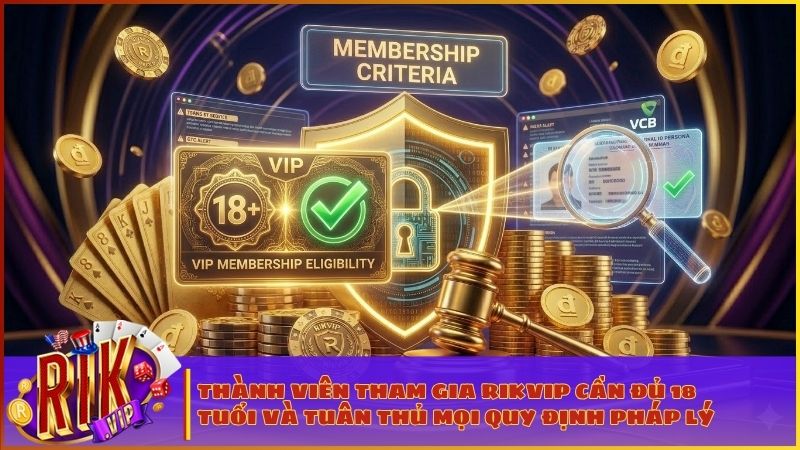 Điều Khoản Và Điều Kiện Sử Dụng Dịch Vụ Tại RIKVIP 1 Thành viên tham gia cổng game Rikvip cần đủ 18 tuổi và tuân thủ mọi quy định pháp lý để đảm bảo quyền lợi cá nhân