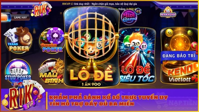 Lô Đề RIKVIP 1 Ăn 900: Đỉnh Cao Xổ Số Trực Tuyến & Bí Kíp Soi Cầu Đại Phát 1 Lô đề RIKVIP quy tụ hàng triệu cao thủ tham gia chốt số mỗi ngày