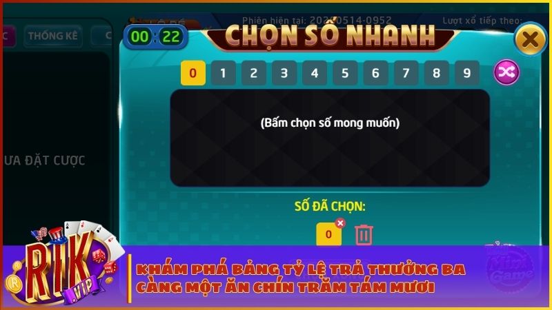 Thao tác đặt cược thần tốc giúp bạn sở hữu tấm vé may mắn tức thì