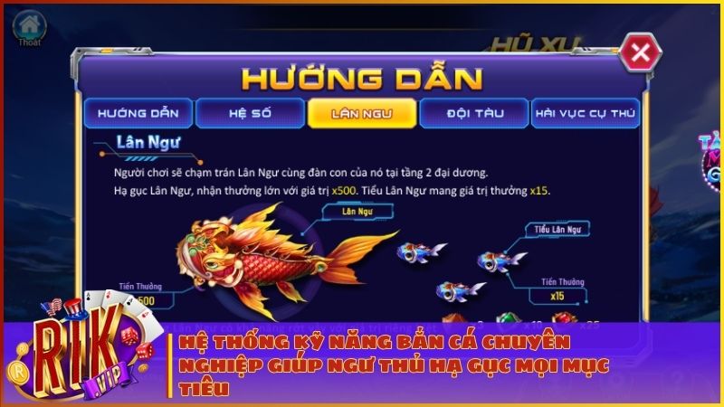 Đại Chiến Thái Bình Dương RIKVIP: Chinh Phục Biển Sâu – Săn Hũ Jackpot Triệu Xu 2 Trang bị những loại vũ khí tối tân nhất giúp nâng cao hiệu quả đi săn cá Đại Chiến Thái Bình Dương