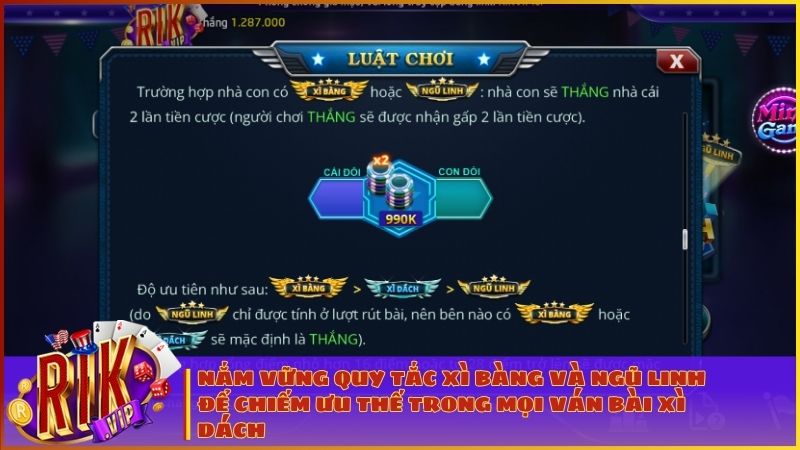 Xì Dách RIKVIP: Luật Chơi Chi Tiết, Tỷ Lệ Thưởng Và Bí Kíp Chinh Phục Mọi Bàn Cược 2 Bảng hướng dẫn luật chơi Xì Dách chi tiết giúp người mới nhanh chóng làm chủ bàn cược