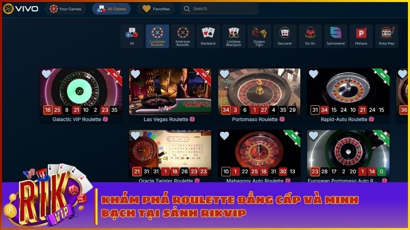 Roulette RIKVIP: Trải Nghiệm Sảnh Vivo Gaming Đẳng Cấp – Luật Chơi & Bảng Thưởng Chi Tiết 1 Khởi đầu hành trình săn thưởng tại sòng bài Portomaso Roulette nổi tiếng qua RIKVIP
